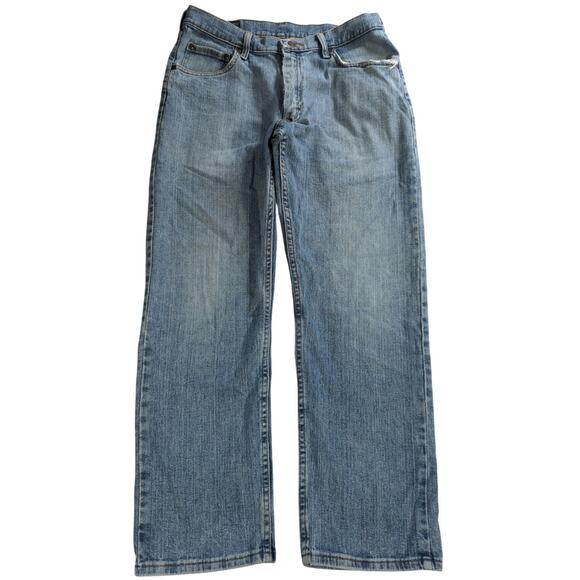 Wrangler Jeans 32x29 Relaxed Fit Blue Denim Straight Leg 9KRLAVS Made Mexico - Picture 1 of 12